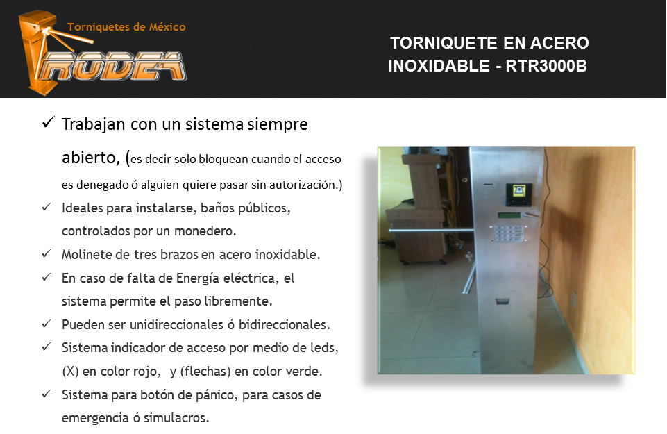Torniquetes Rodea